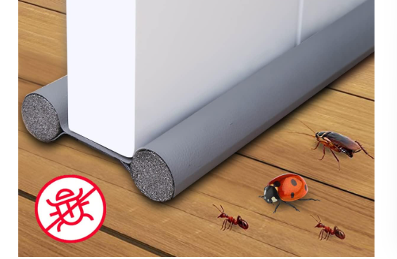 Protector de puerta antimosquitos y antirruido
